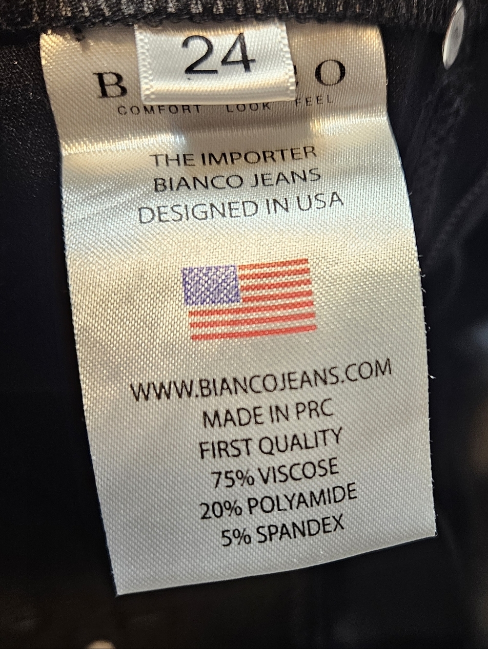 Bianco Black Coated Skinny Jeans - Picture 7 of 10